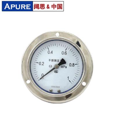 [APURE]可定制愛(ài)普爾不銹鋼壓力表