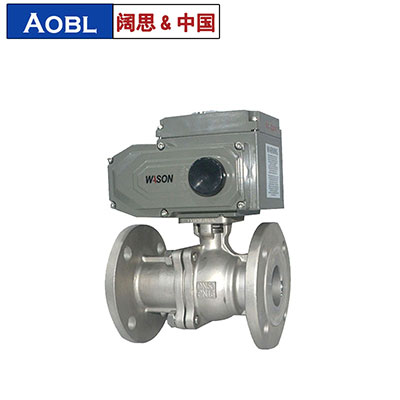 不銹鋼球閥，法蘭球閥，國產AOBL電動球閥-上海闊思電子有限公司官網