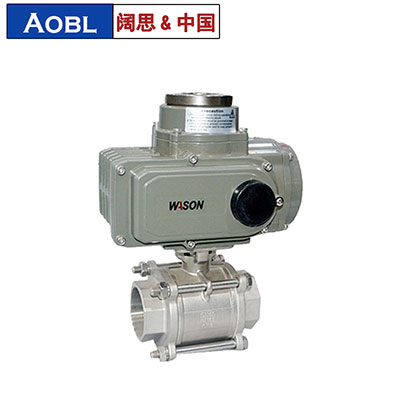 電動絲扣球閥，三片式絲扣球閥，防爆電動絲扣球閥，不銹鋼電動絲扣球閥-上海闊思電子有限公司官網